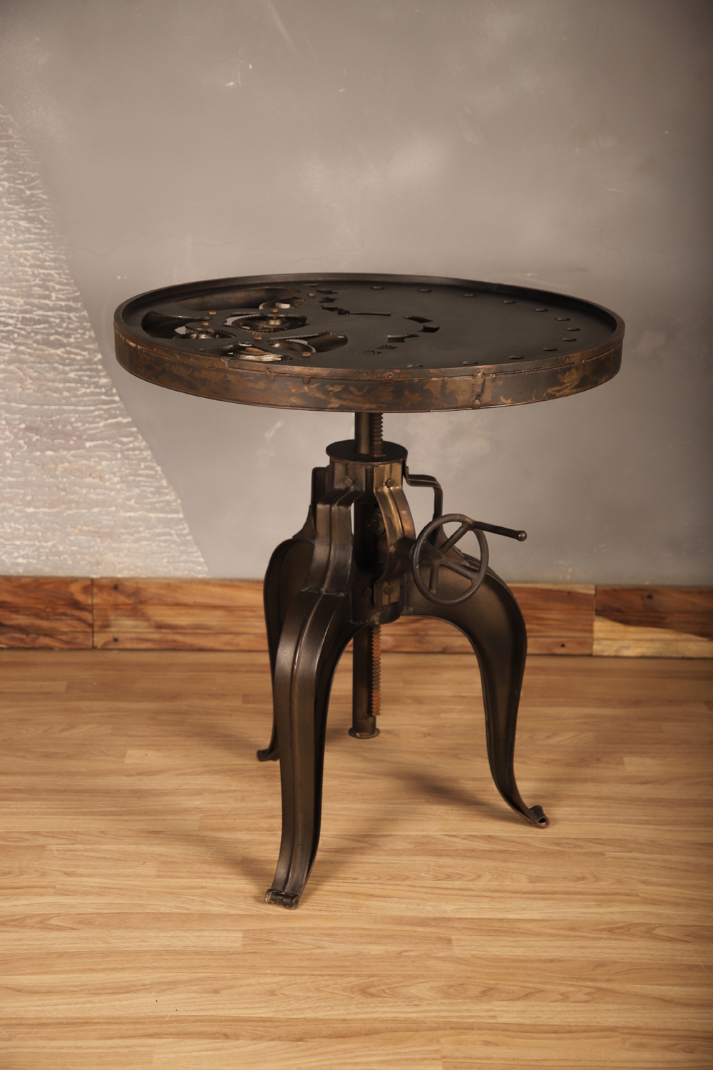 Industrial Gear Crank Table