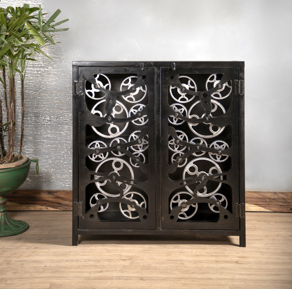 Industrial Gear Design Metal Cabinet
