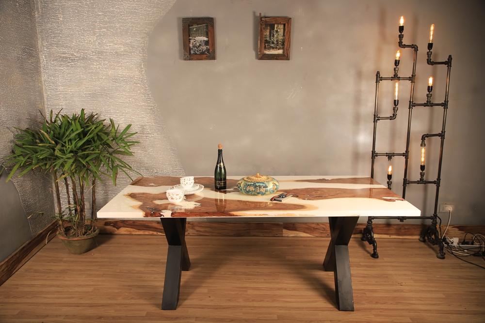 Luxury Epoxy Resin River Dining Table