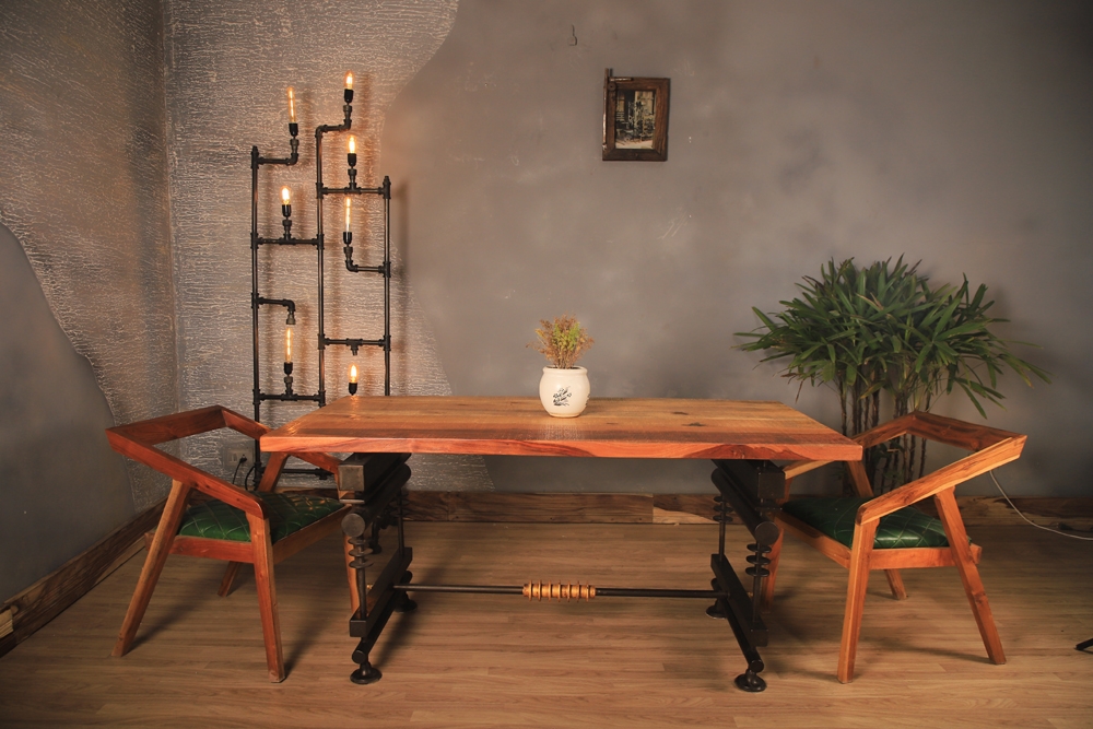 Industrial Modern Wooden Coffee Table