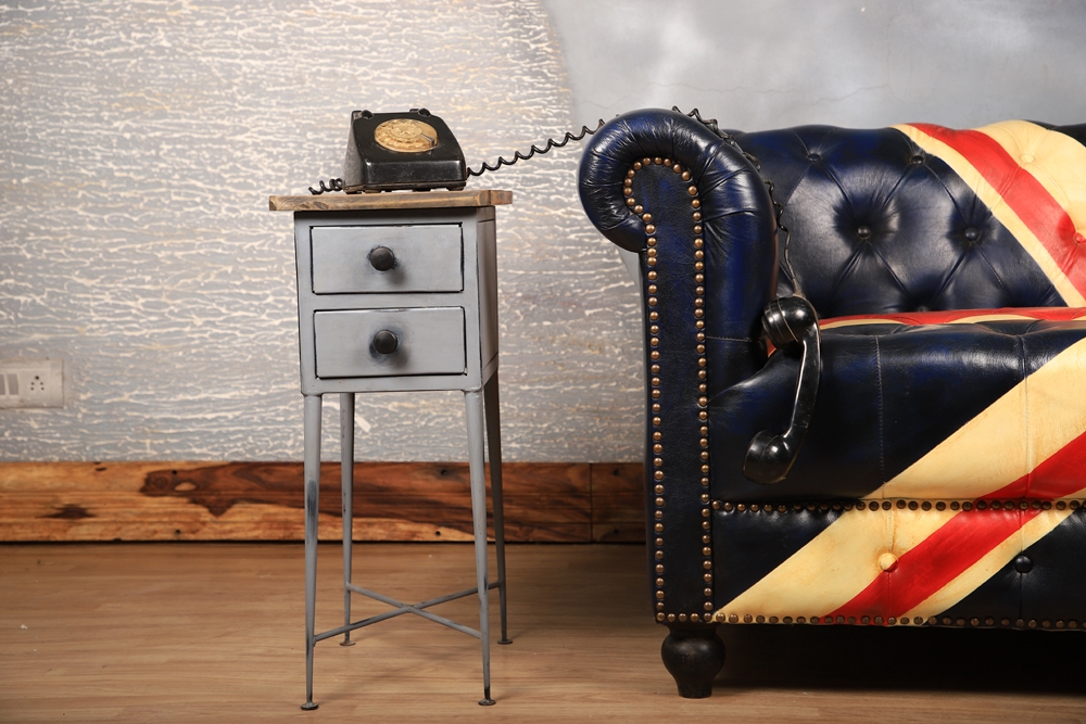 Vintage Union Jack Chesterfield Sofa