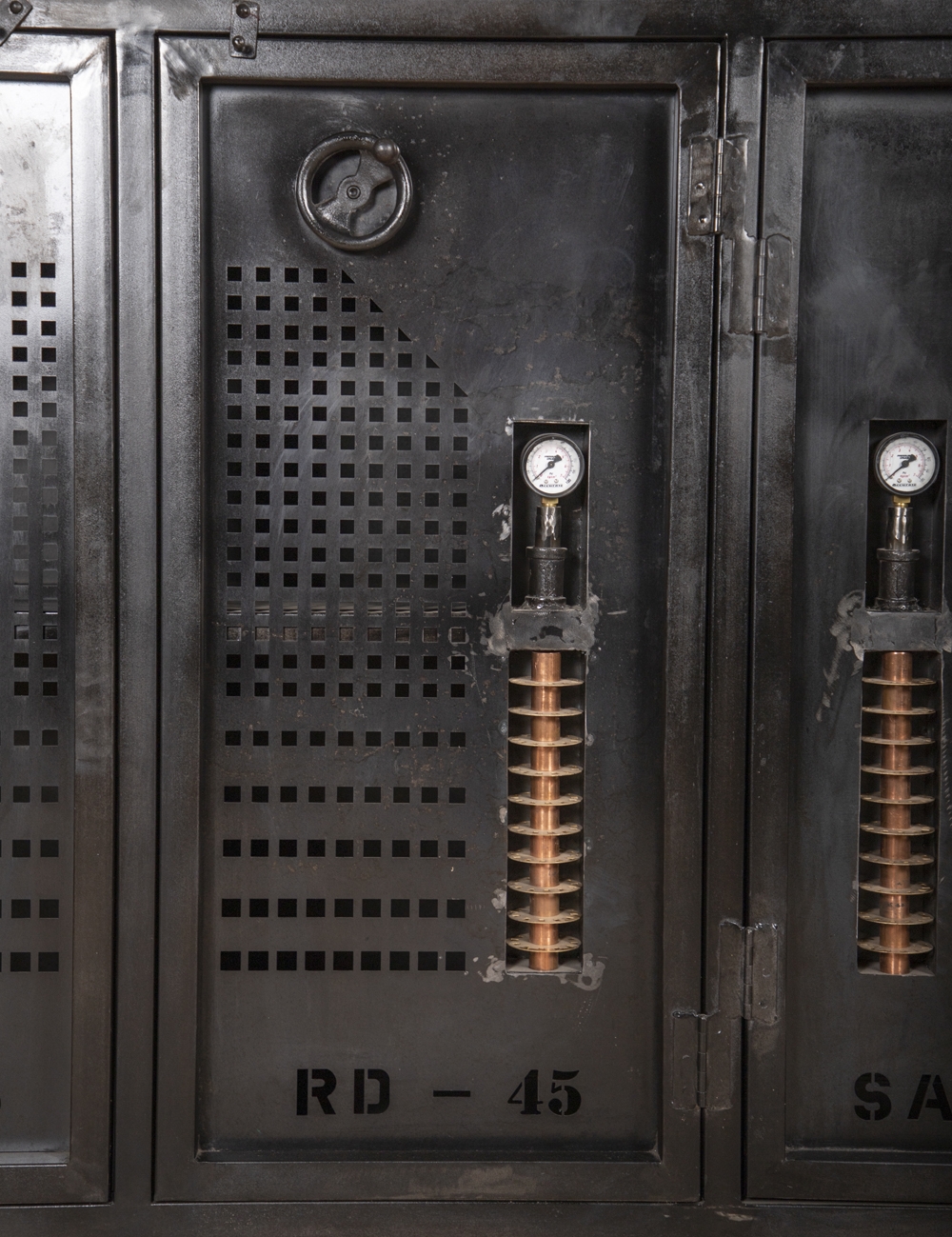 Industrial Metal Sideboard Cabinet