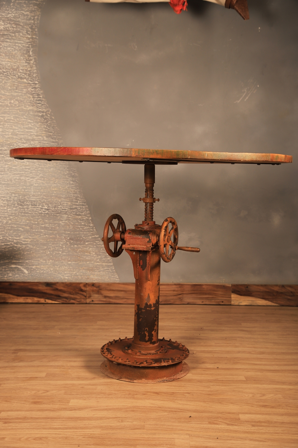 Industrial Vintage Round Cafe Table