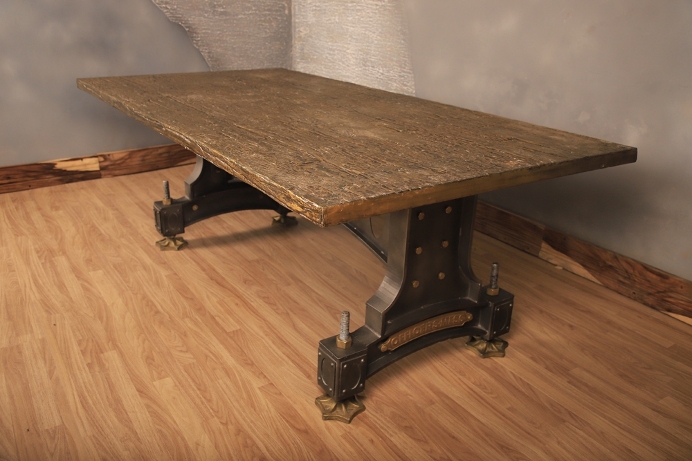 Industrial Rustic Wooden Coffee Table